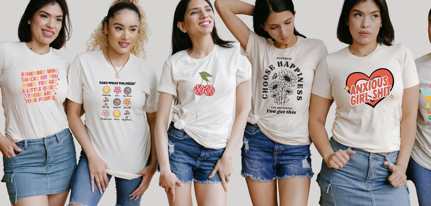 bold graphic self love tshirts