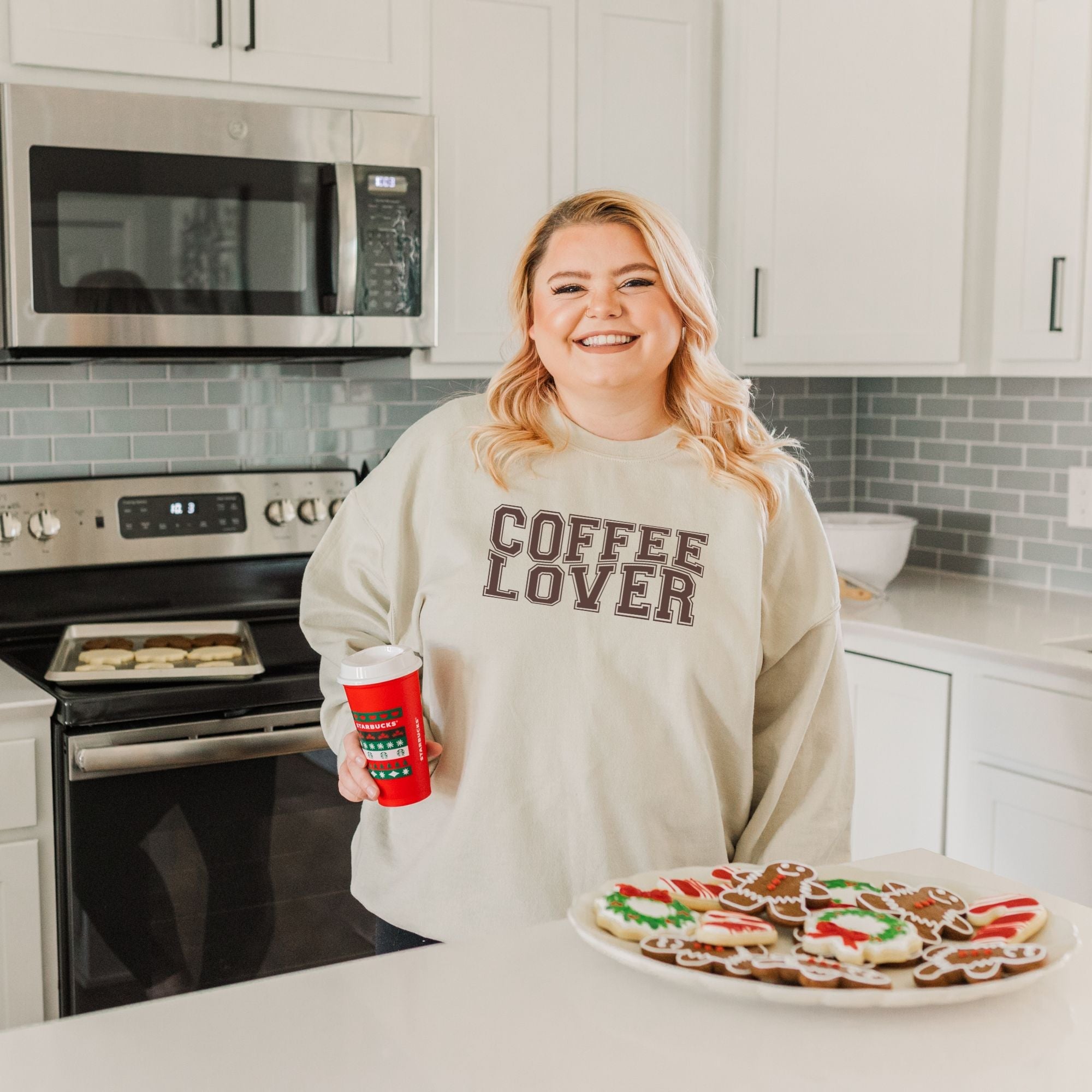 Coffee Lover Unisex Sweatshirt - Cotton Plus Cream