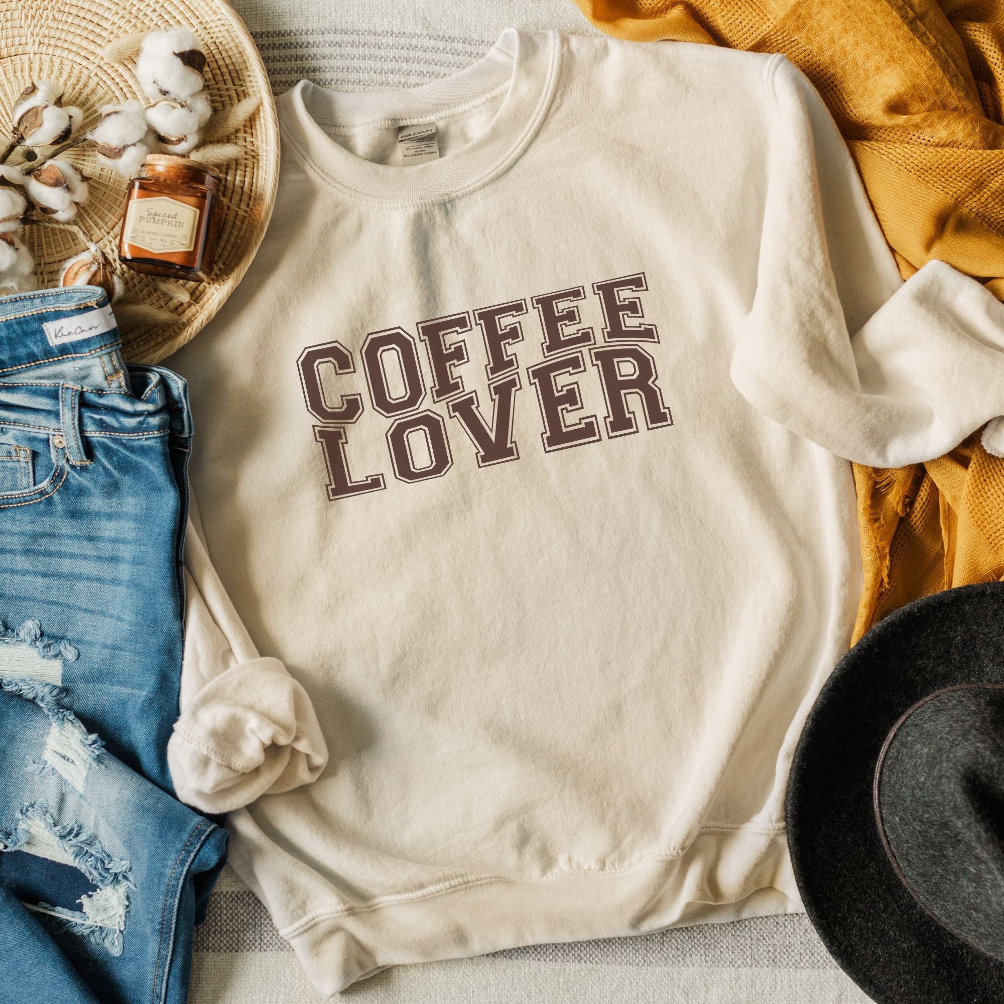 Coffee Lover Unisex Sweatshirt - Cotton Plus Cream