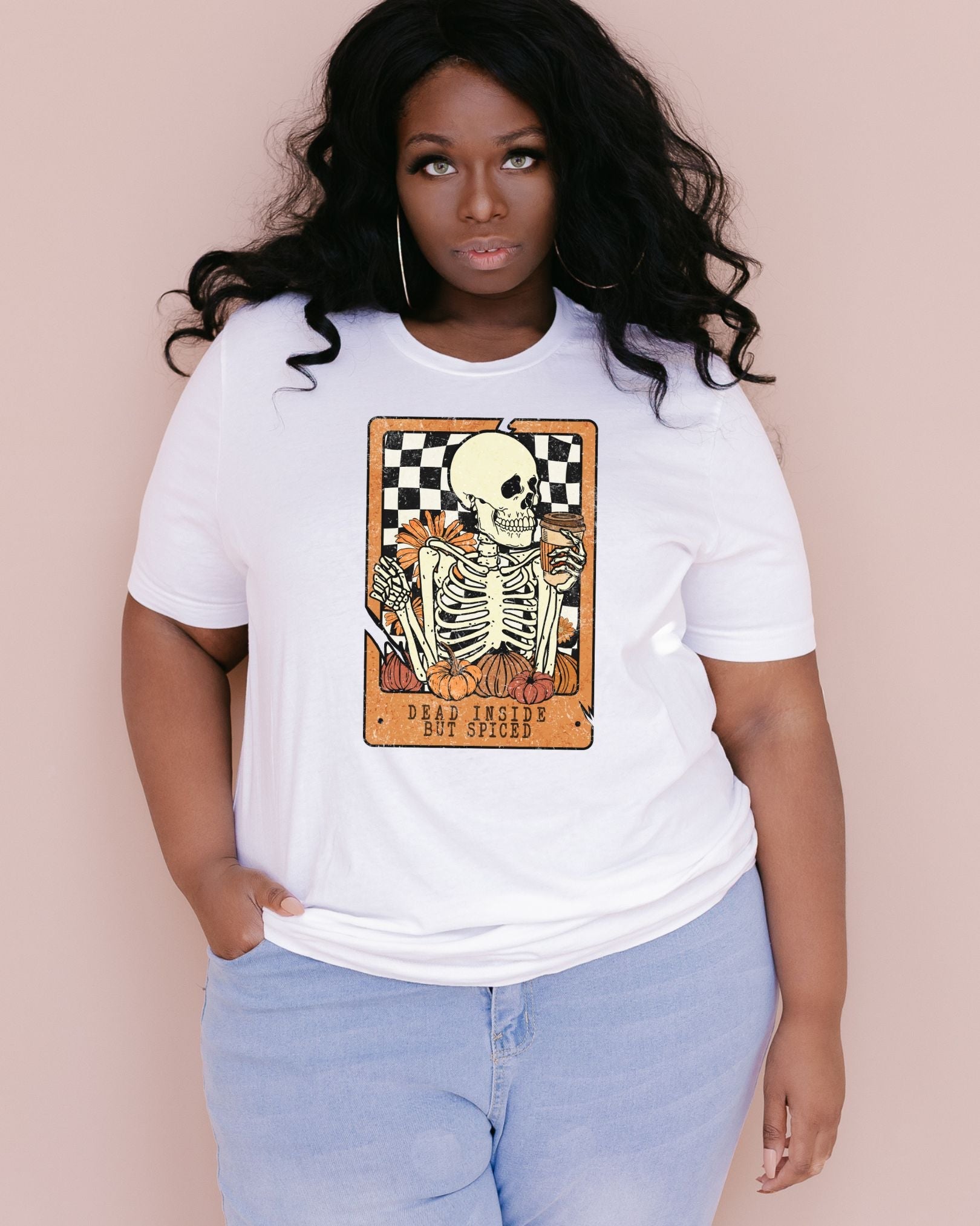 Dead Inside But Spiced Short-Sleeve Unisex T-Shirt - Cotton Plus Cream