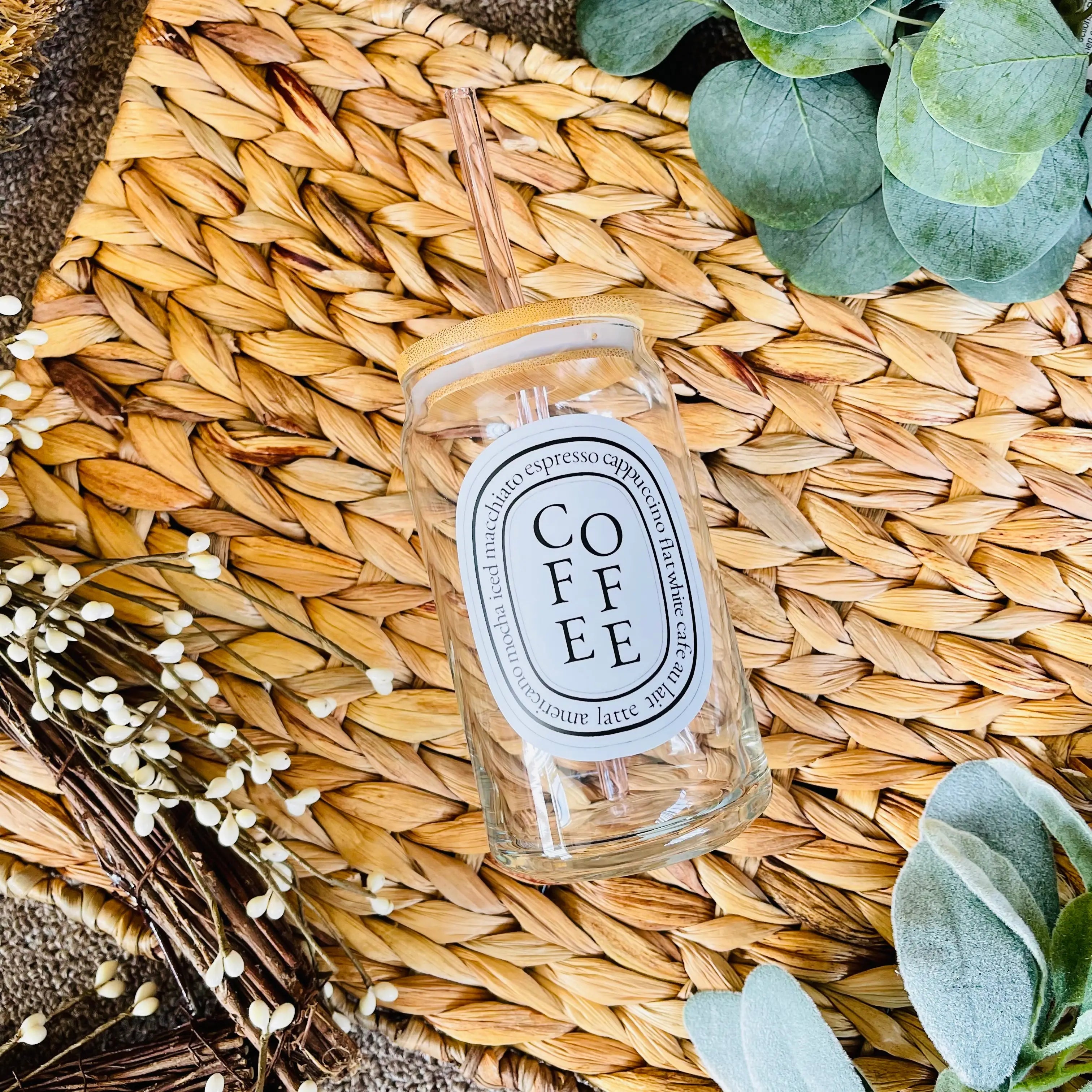 Iced Coffee Beer Can Glass | Matcha Glass | Coffee Glassware. - Cotton Plus Cream