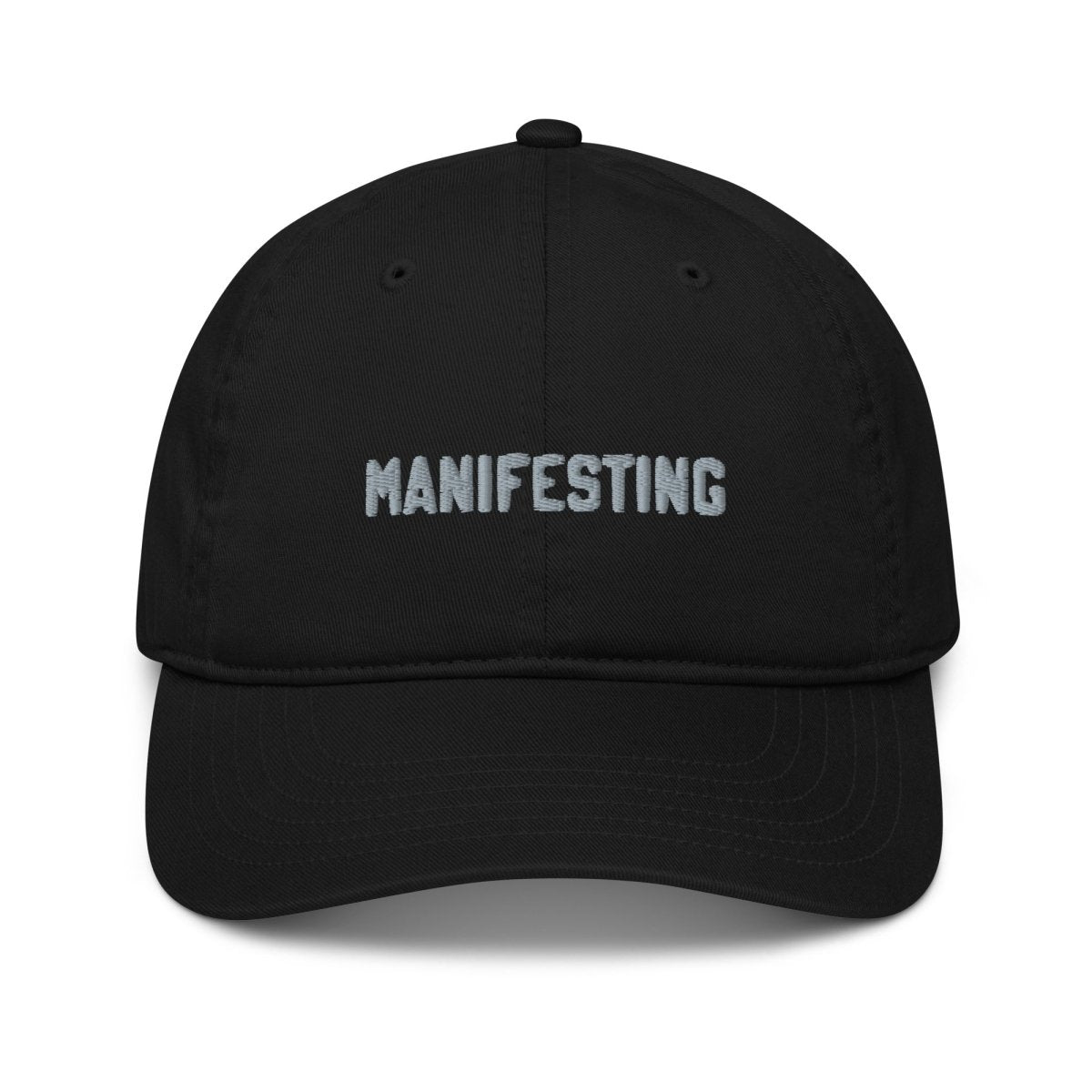 Manifesting Organic Low Profile Dad Hat - Cotton Plus Cream