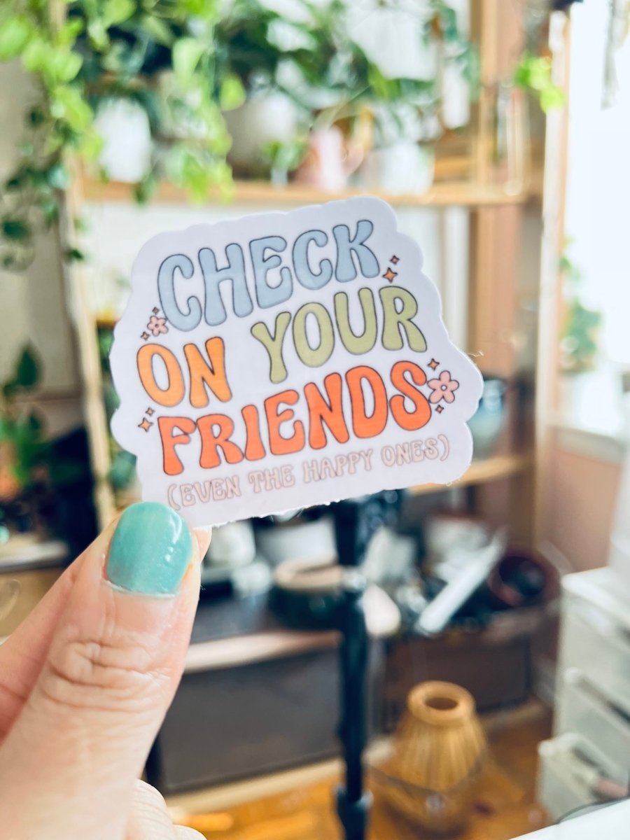 Mental Health Awareness Stickers (single or pack) - Cotton Plus Cream