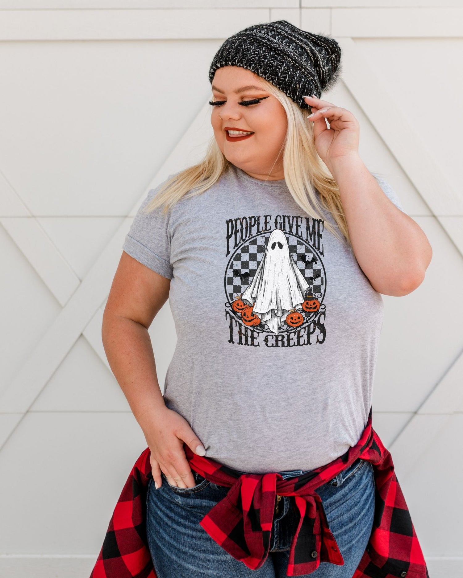 People Give Me The Creeps Unisex t-shirt - Cotton Plus Cream