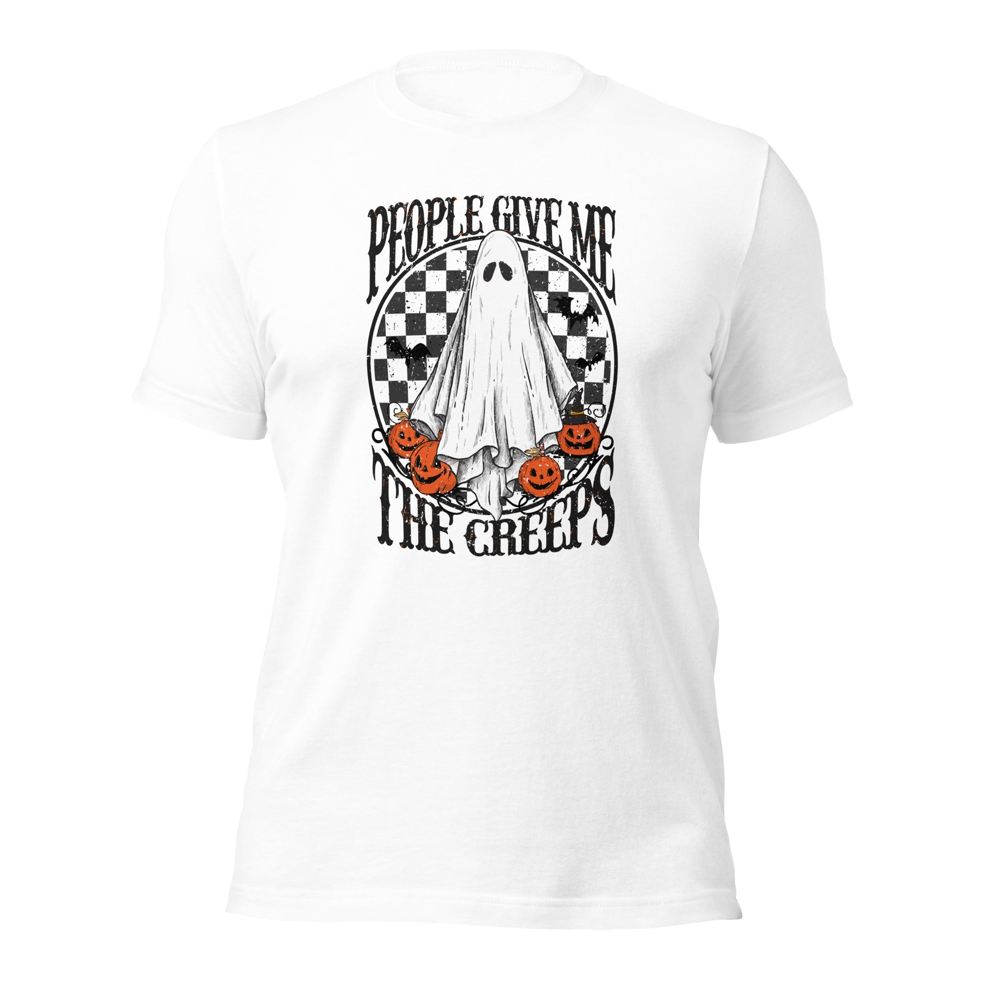 People Give Me The Creeps Unisex t-shirt - Cotton Plus Cream