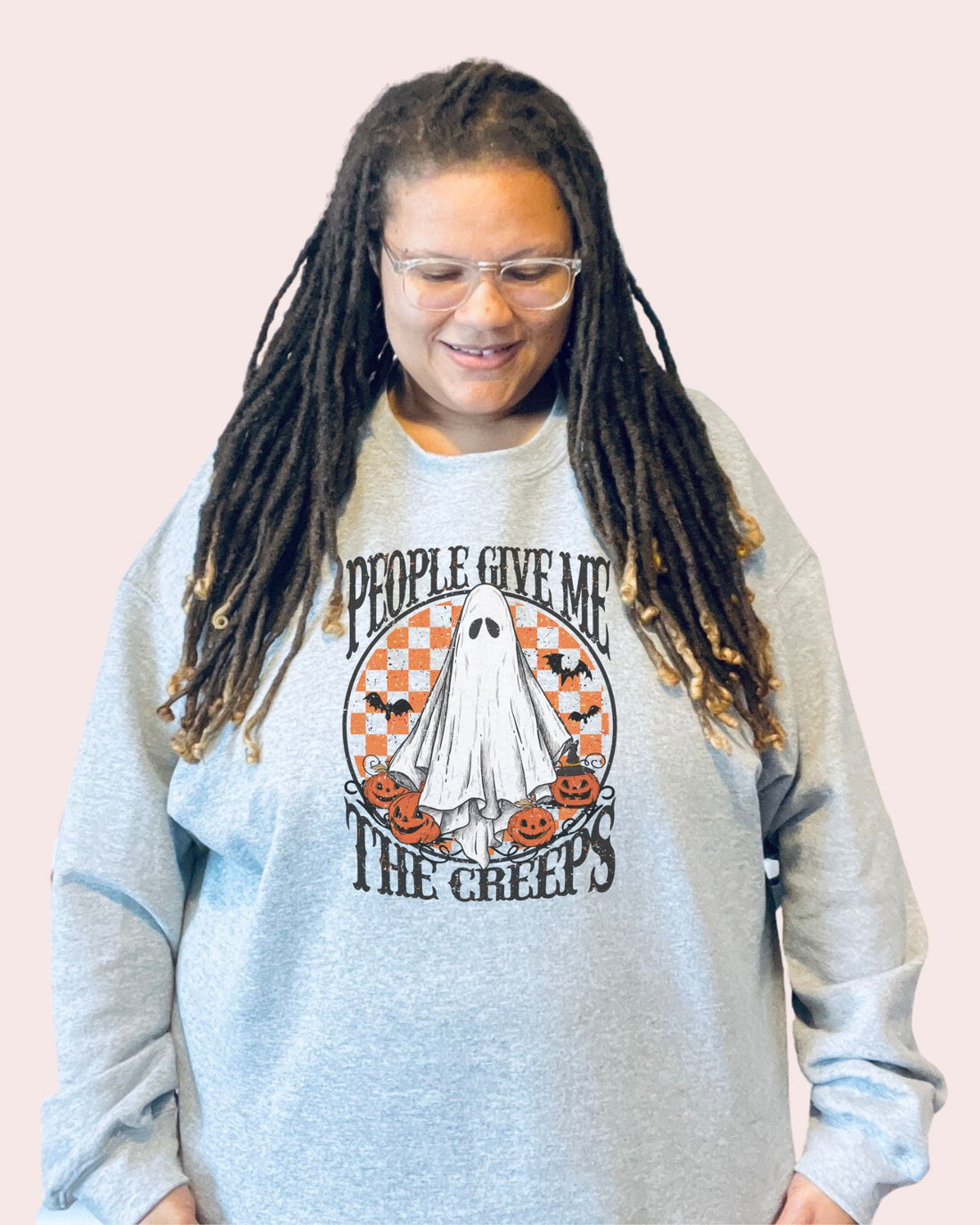 People Give Me The CreepsUnisex Sweatshirt - Cotton Plus Cream