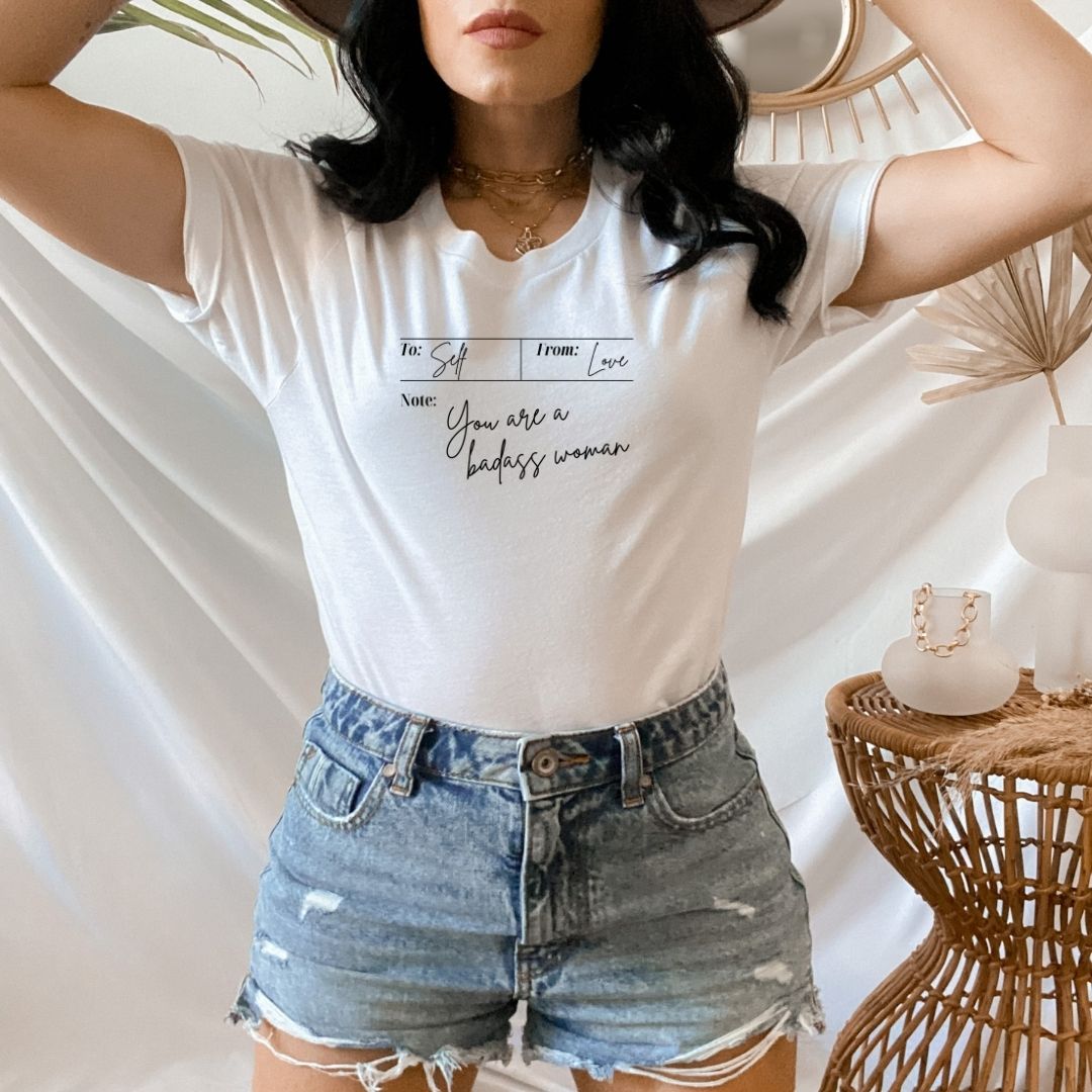 To Self From Love Unisex t-shirt - Cotton Plus Cream