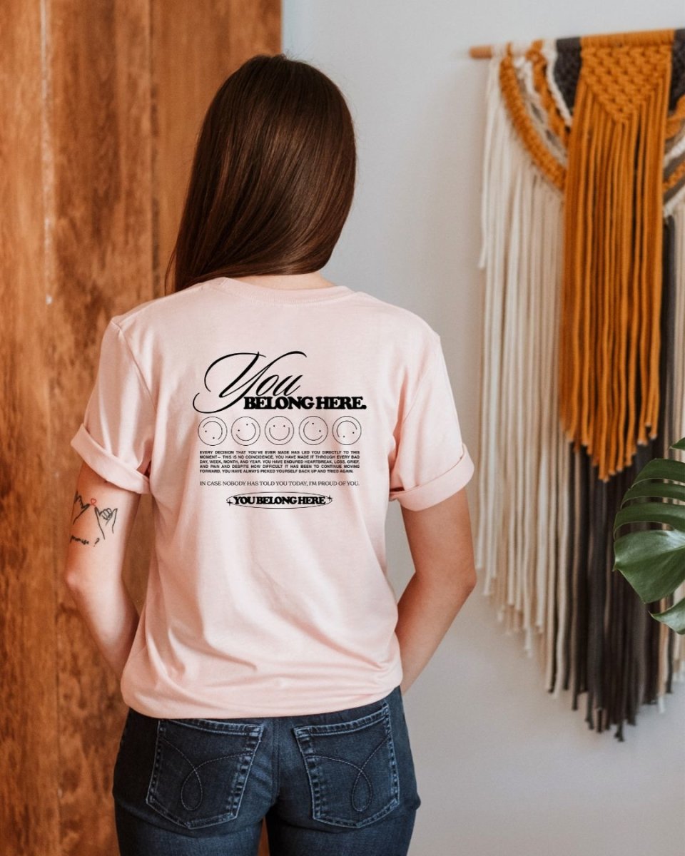 You Belong Here Unisex t-shirt - Cotton Plus Cream