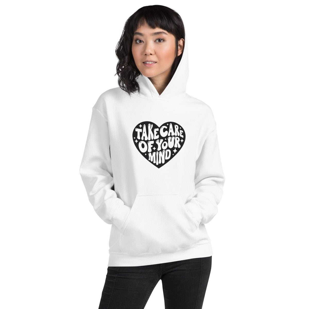 Take Care Of Your Mind Unisex Hoodie - Cotton Plus Cream