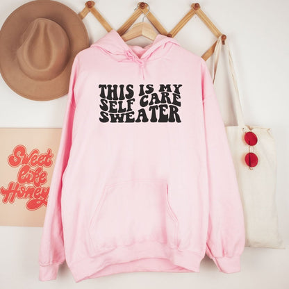This Is My Self Care Sweater - Hoodie - Cotton Plus Cream