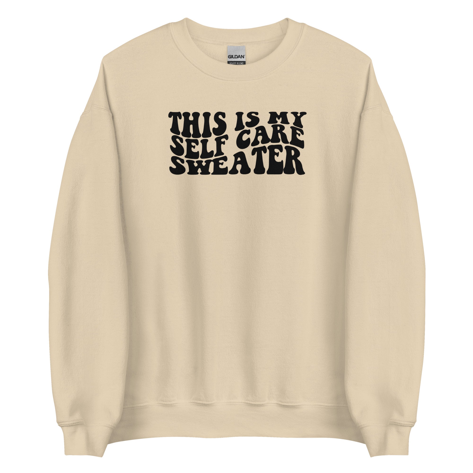 This Is My Self Care Sweater Unisex Sweatshirt - Cotton Plus Cream